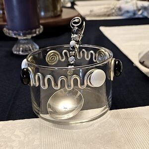 Hand crafted bowl and spoon.